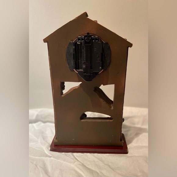 3/75$ Vintage horse Table Top clock western decor stables lantern boots wheel - Picture 7 of 8